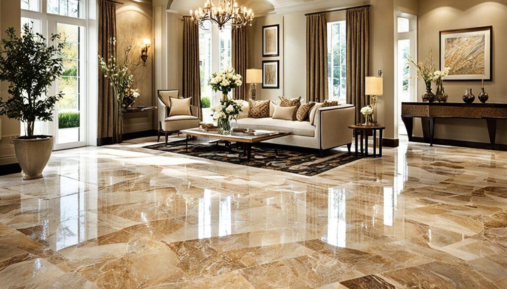 Natural Stone Flooring and Wall Accents