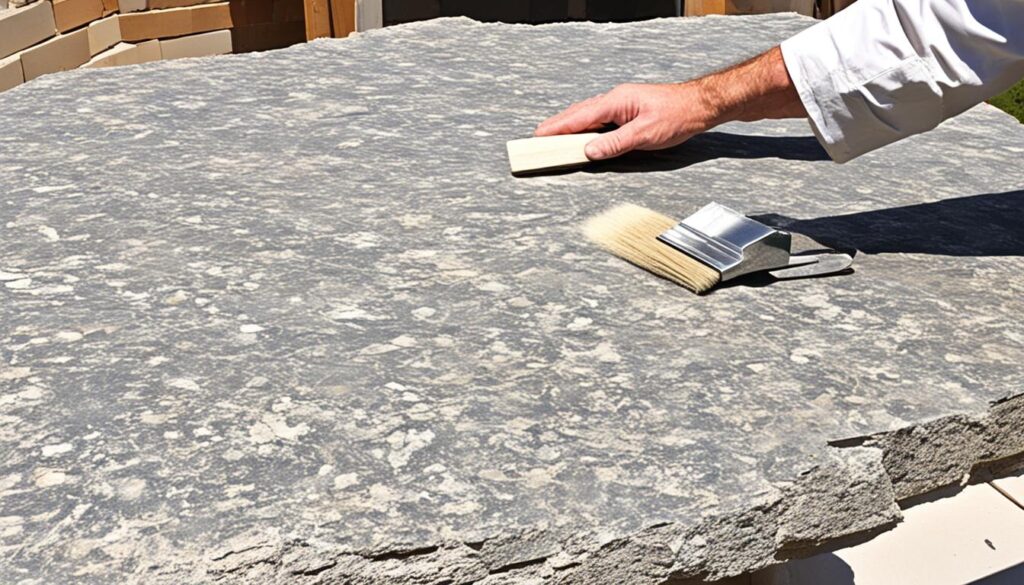 Natural Stone Surface Preparation for Painting
