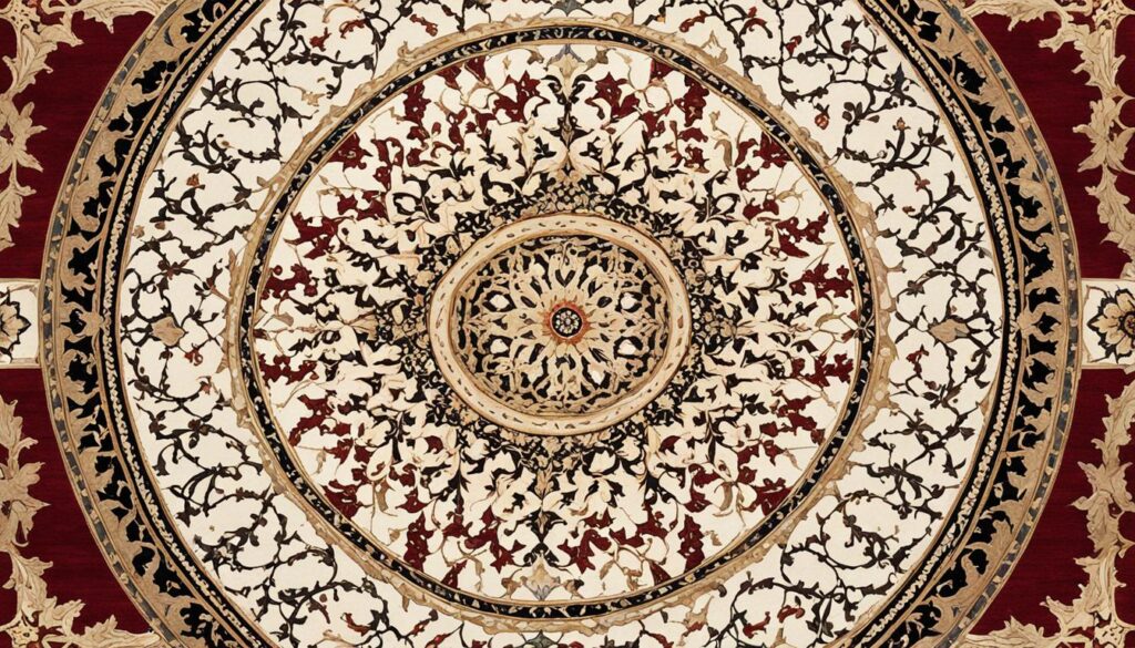 The Mughal Star Lattice Carpet