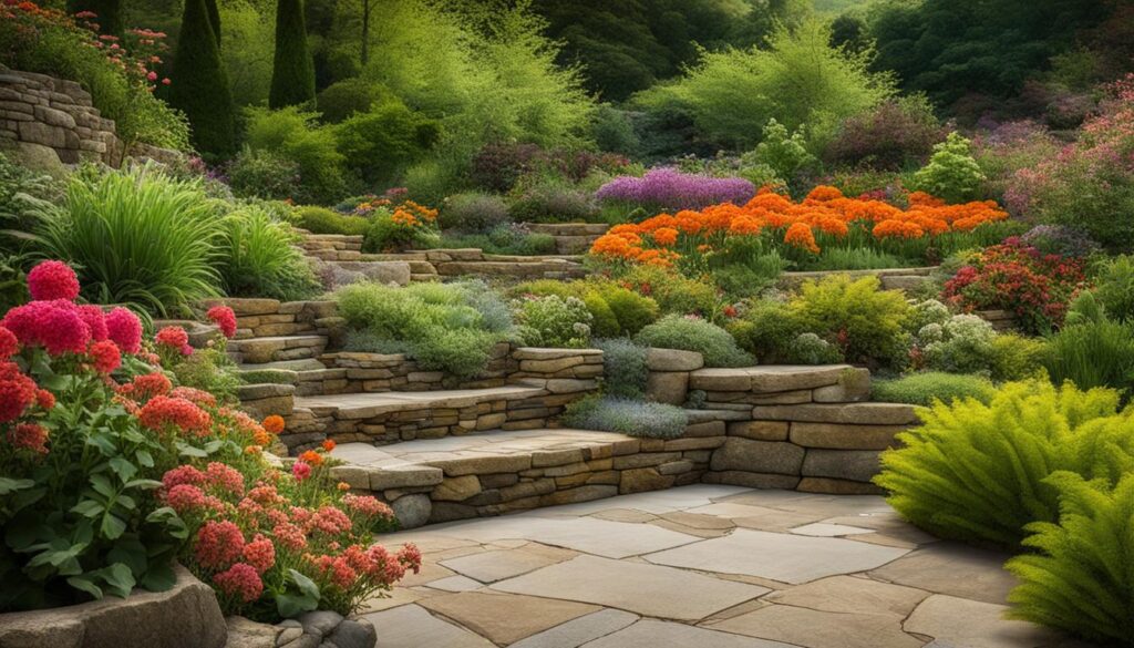 colorful garden backdrops