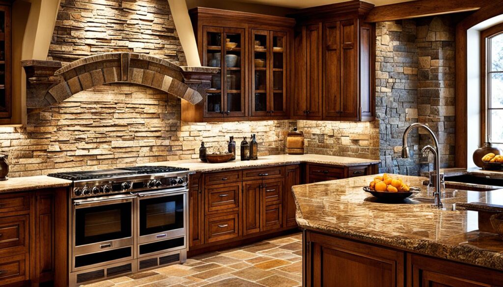 kitchen backsplash ideas natural stone