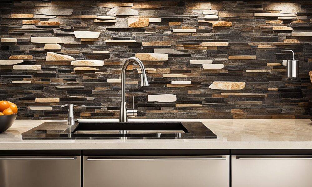 kitchen natural stone backsplash ideas