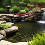 landscaping ideas for natural stone waterfalls