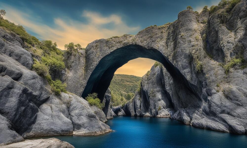 largest natural stone arch image