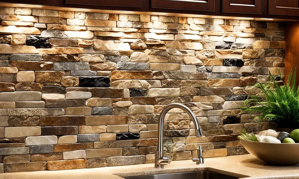 natural stone backsplash ideas