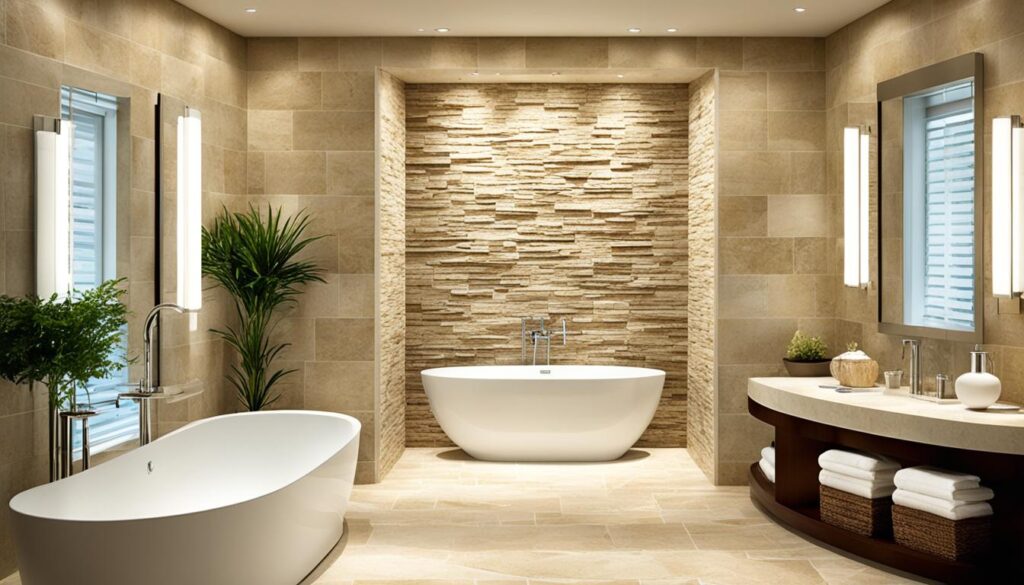 natural stone bathroom tile ideas