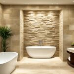 natural stone bathroom tile ideas