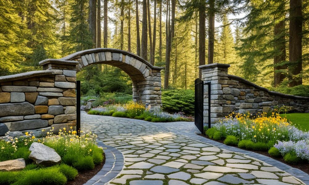 natural stone driveway ideas