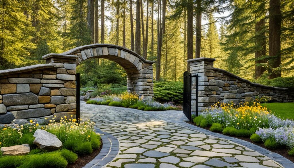 natural stone driveway ideas