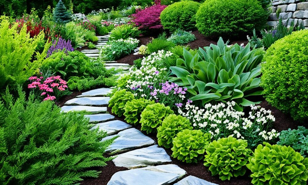 natural stone garden ideas