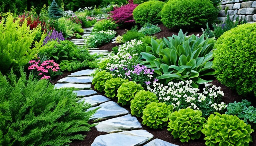 natural stone garden ideas