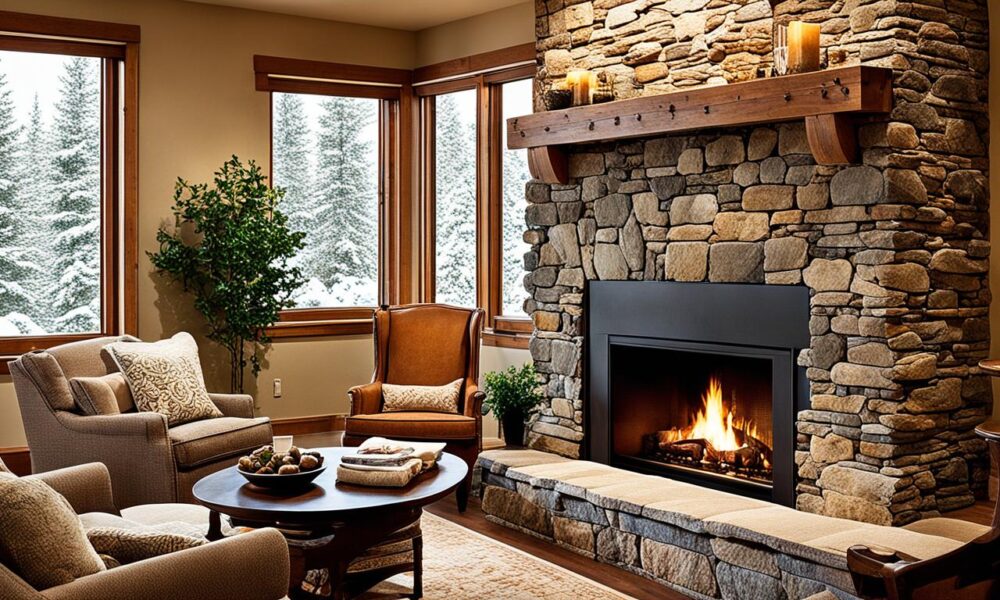 natural stone hearth ideas