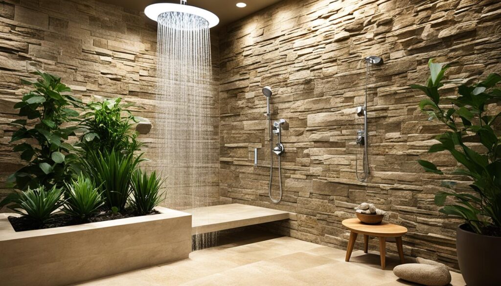 natural stone shower ideas