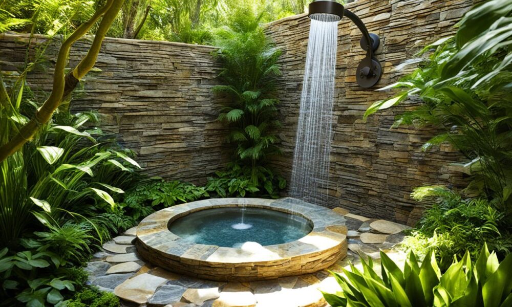 natural stone shower ideas