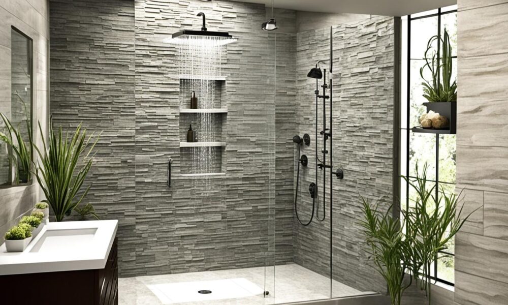 natural stone shower tile ideas