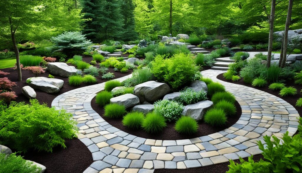 rock garden inspiration for backyard