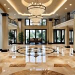 Natural stone flooring