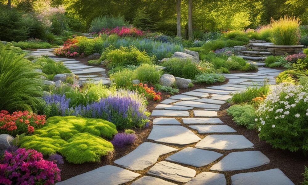 Natural stone landscaping