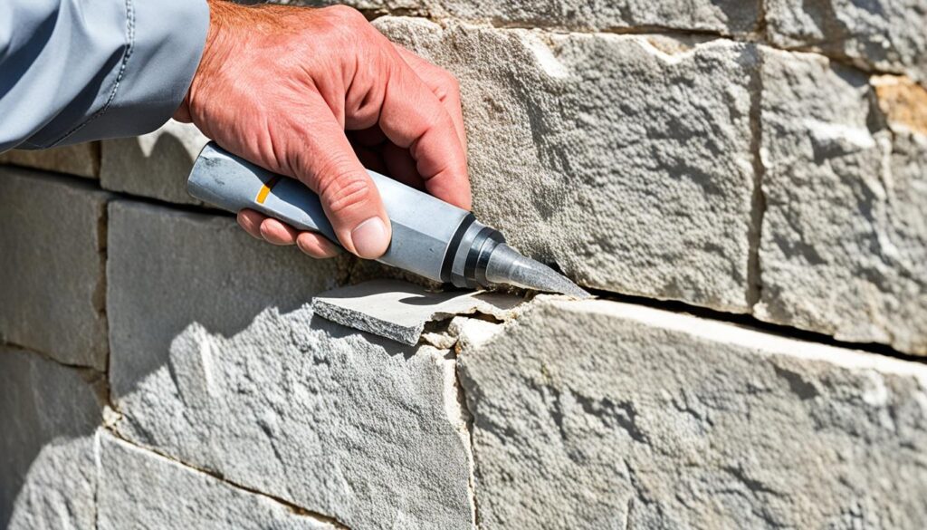 Professional Stone Repair Process