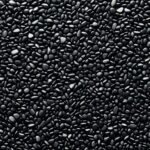 black natural stone