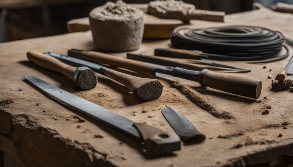 limestone restoration tools