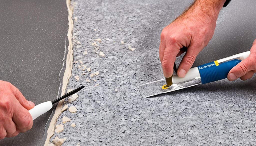 step-by-step granite repair