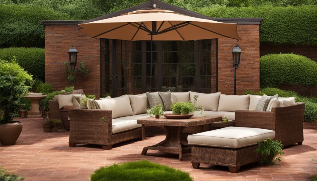 Affordable clay brick patio options