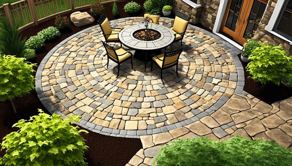 Affordable patio stone options for small outdoor spaces