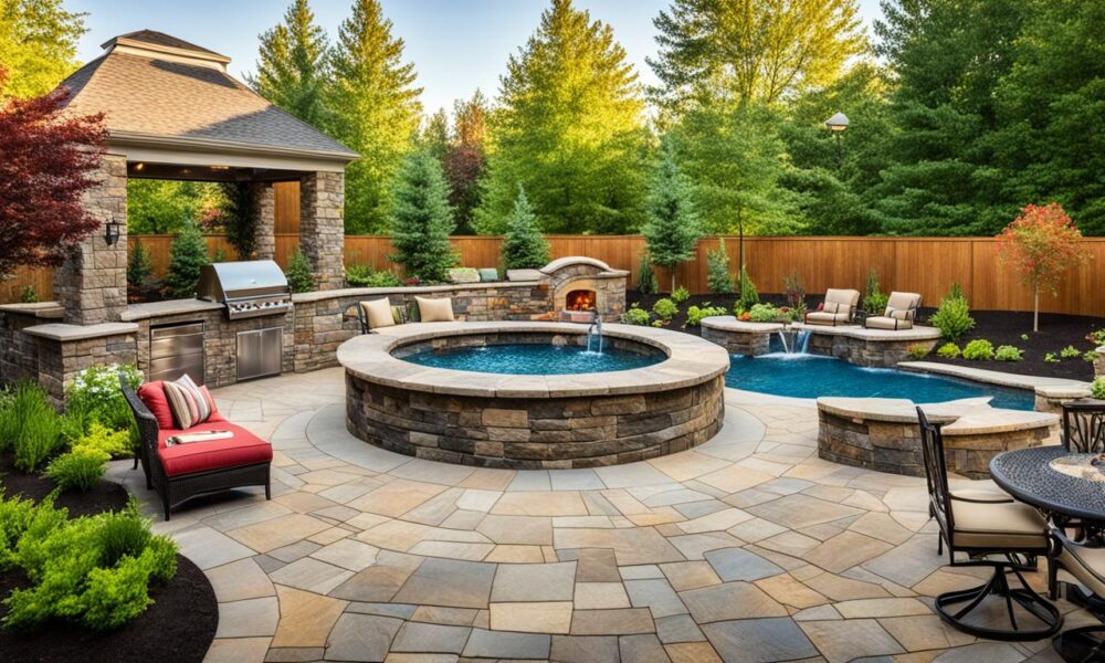 Creative Outdoor Patios with Natural Stone: Design Inspiration