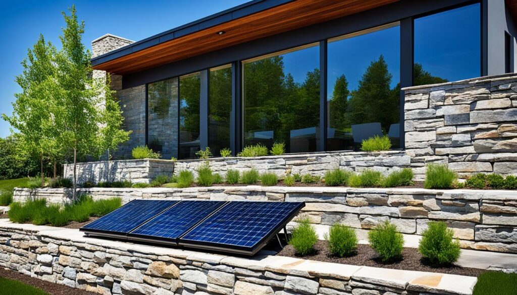 Natural stone in LEED certified sustainable home design