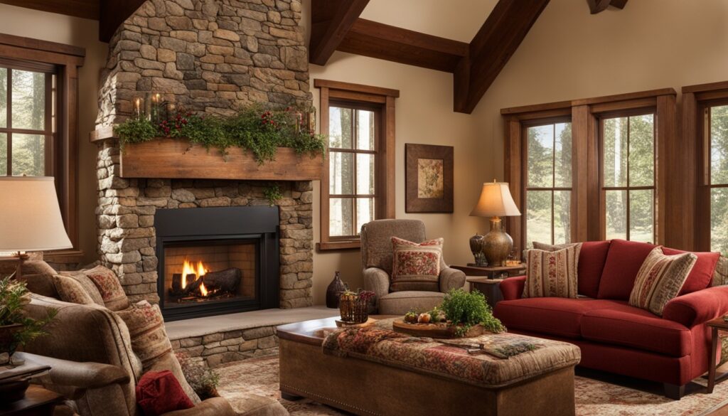 rustic stone decor