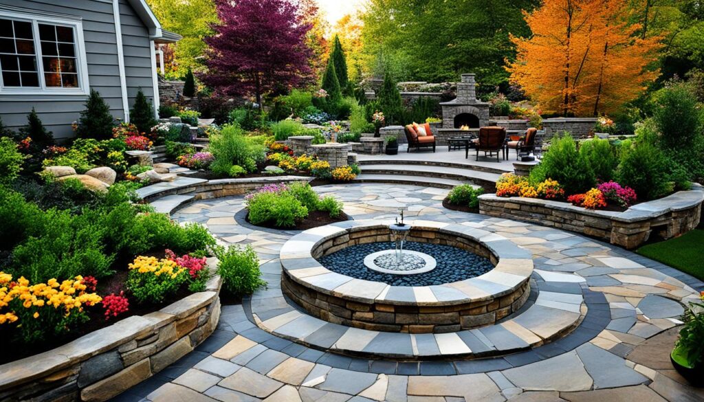 stone patio design ideas