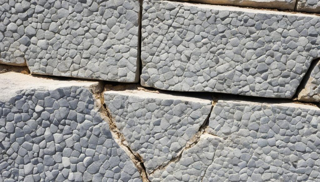 Common types of natural stone damage